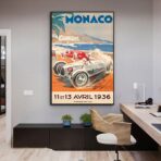 vintage monaco poster 1