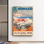 vintage monaco poster 1