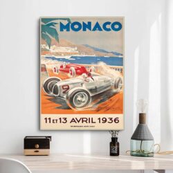 vintage monaco poster 1