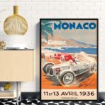 vintage monaco poster 1