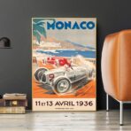 vintage monaco poster 1