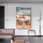 vintage monaco poster 1