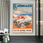 vintage monaco poster 1