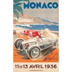 vintage monaco poster 1