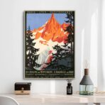 vintage mont blanc poster 3