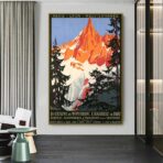 vintage mont blanc poster 3