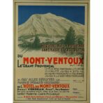 vintage poster mont ventoux 1