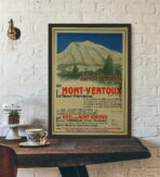 vintage poster mont ventoux 1