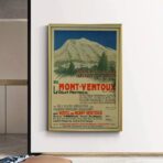 vintage poster mont ventoux 1
