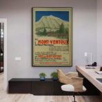 vintage poster mont ventoux 1