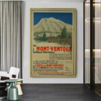 vintage poster mont ventoux 1