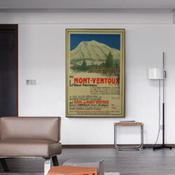 vintage poster mont ventoux 1