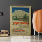 vintage poster mont ventoux 1