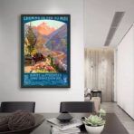 vintage bergplakat 1