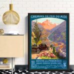 vintage bergplakat 1