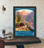 vintage bergplakat 1