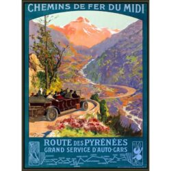 vintage bergplakat 1