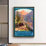 vintage bergplakat 1