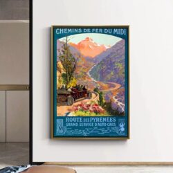 vintage bergplakat 1