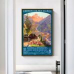 vintage bergplakat 1