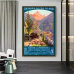 vintage bergplakat 1