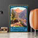 vintage bergplakat 1