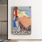 vintage poster monte carlo 1
