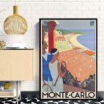 vintage poster monte carlo 1