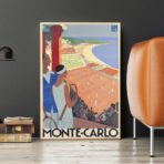 vintage poster monte carlo 1
