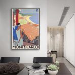 vintage poster monte carlo 1