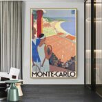 vintage poster monte carlo 1