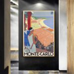 vintage poster monte carlo 1