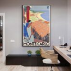 vintage poster monte carlo 1