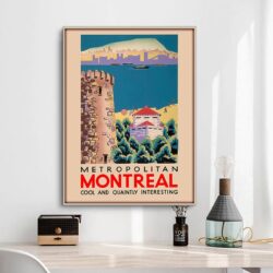 vintage montreal poster 1