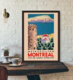 vintage montreal poster 1