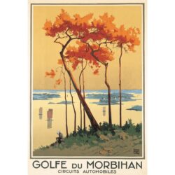 vintage poster morbihan 1