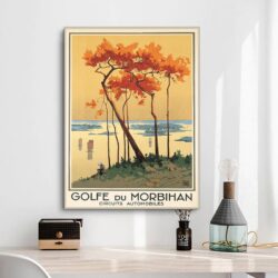 vintage poster morbihan 1