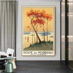 vintage poster morbihan 1