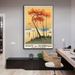 vintage poster morbihan 1