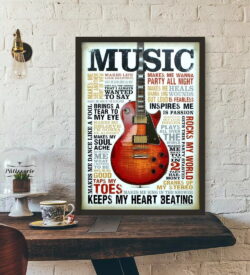 vintage musikplakat