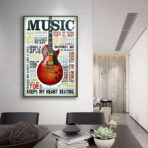 vintage musikplakat