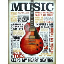 vintage musikplakat