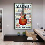 vintage musikplakat