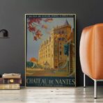 vintage poster nantes 1