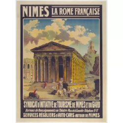 vintage poster nimes 1