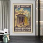 vintage poster nimes 1