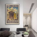 vintage poster nimes 1