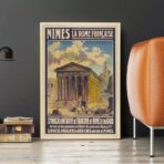 vintage poster nimes 1