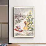 vintage weihnachtsplakat 1
