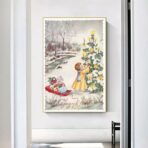 vintage weihnachtsplakat 1
